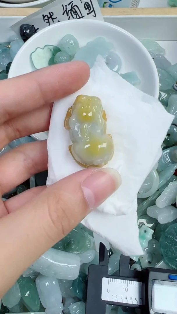 散珠翡翠685号链接，A货翡翠