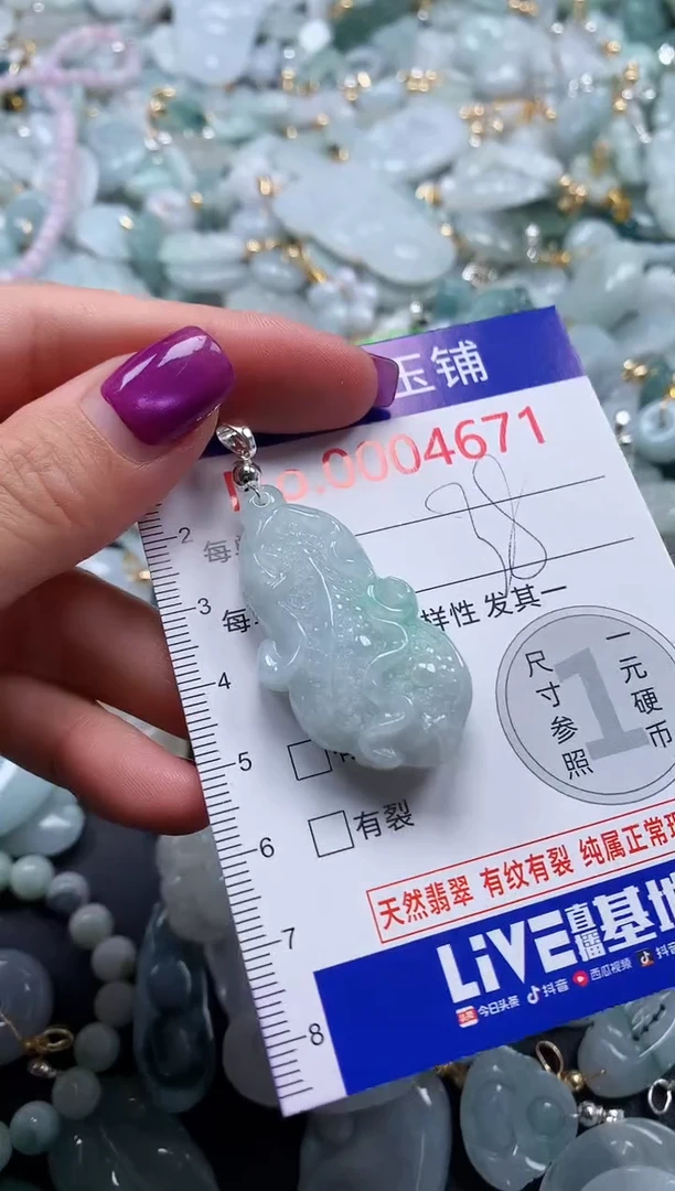 颈饰未镶嵌翡翠4671