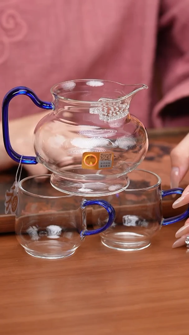 【闪购商品】禾器/熠然月牙款/浅蓝色+水月杯浅蓝2入