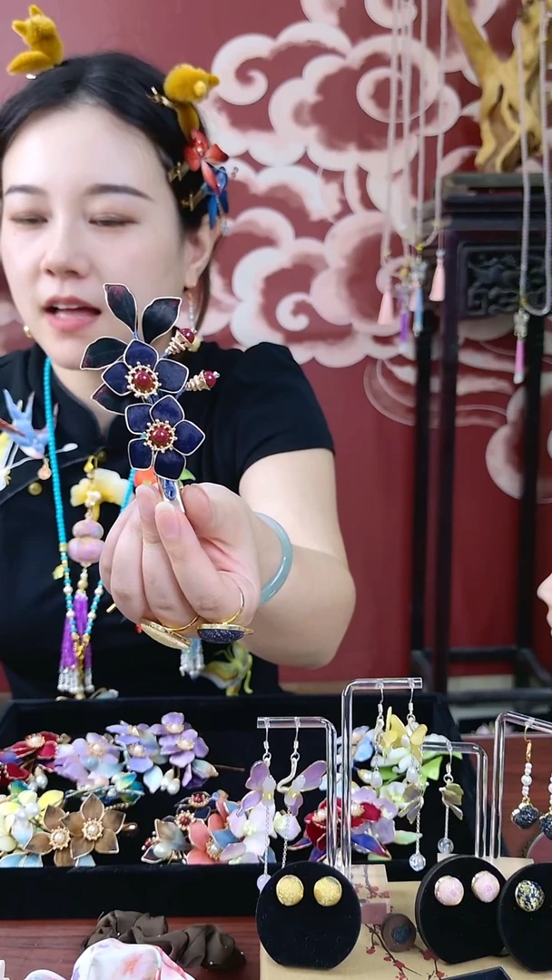 刺绣非遗绒花002