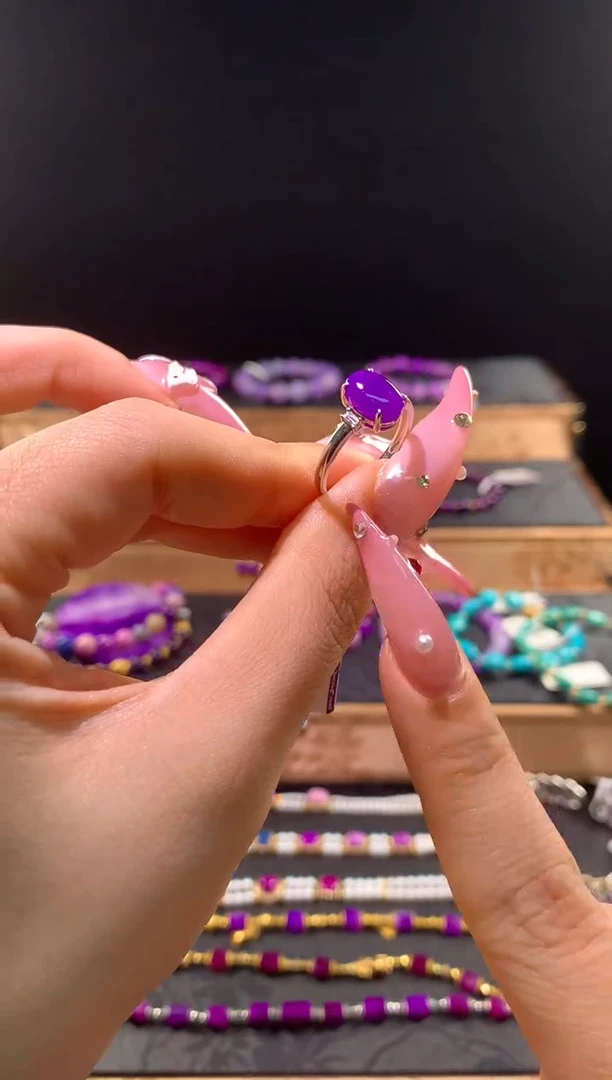 苏纪石（舒俱来）18K金镶嵌.戒指