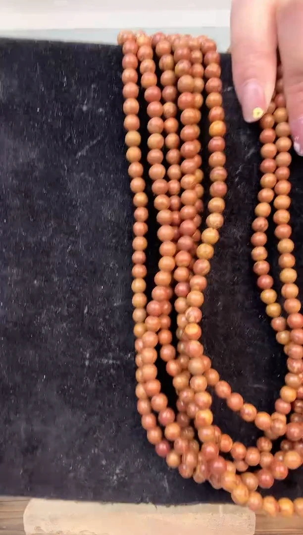 泗水砭石108颗卡6素圈