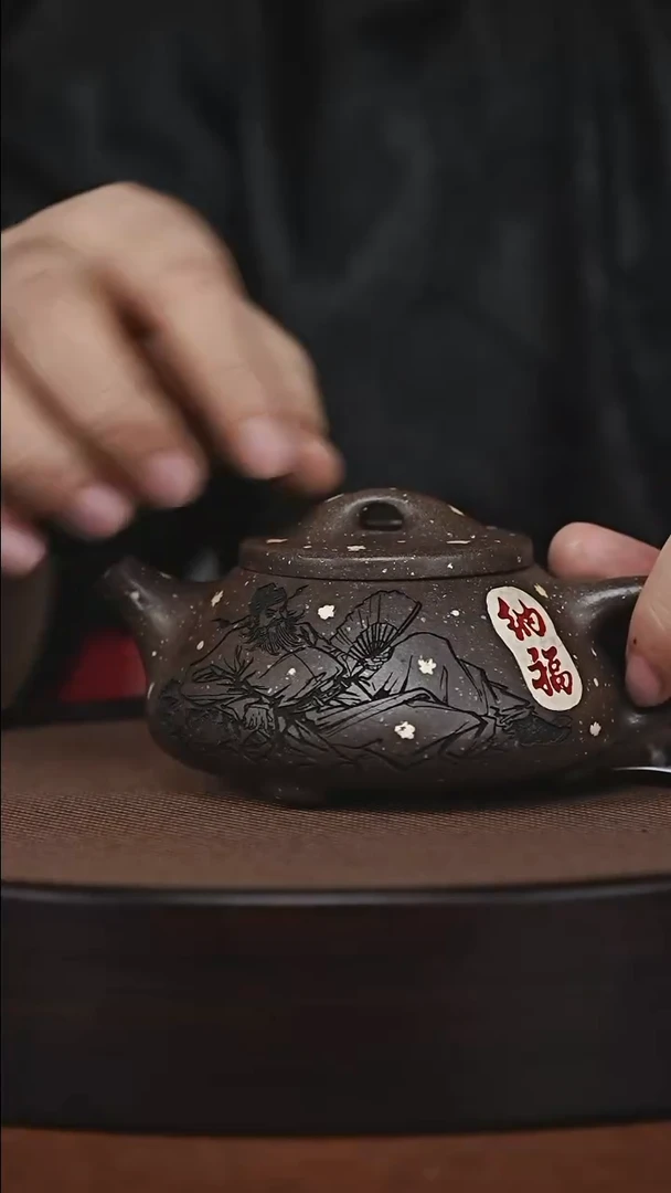 茶壶紫砂原矿紫砂壶