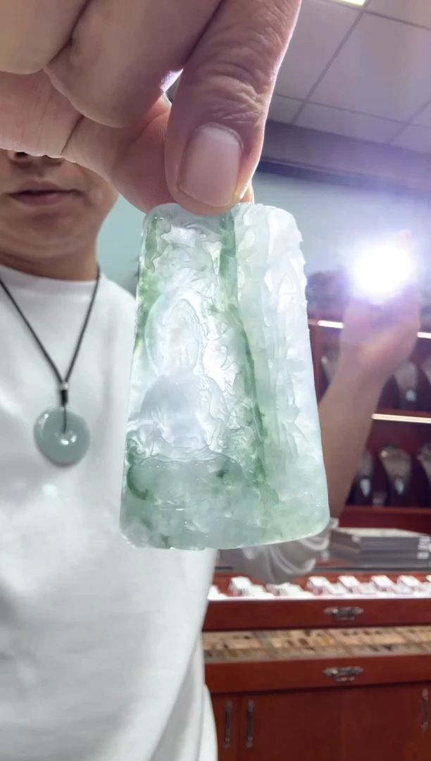 未镶嵌挂件翡翠A货翡翠多样性孤品