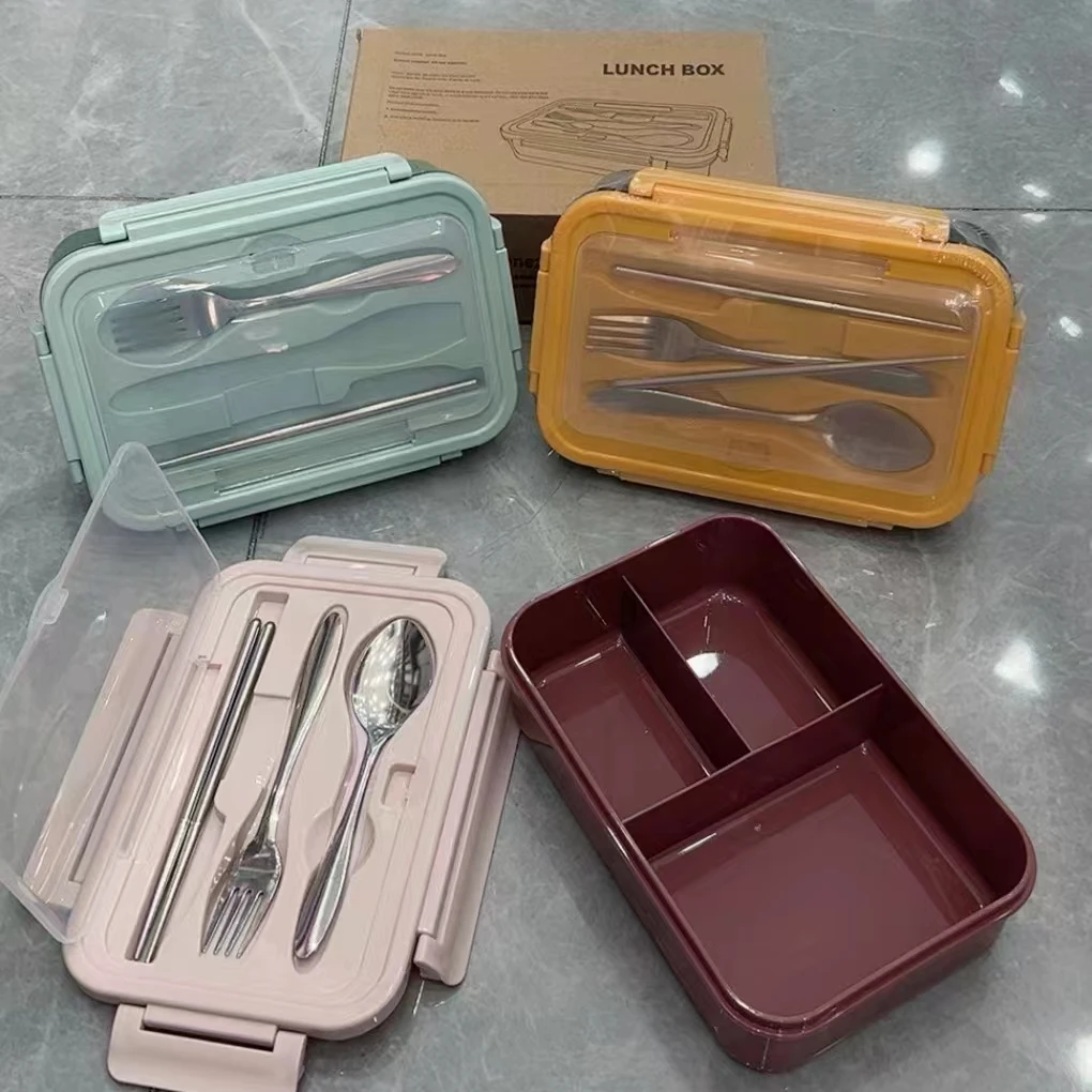 F217【便当盒】学生上班族饭盒大容量便携分格饭盒