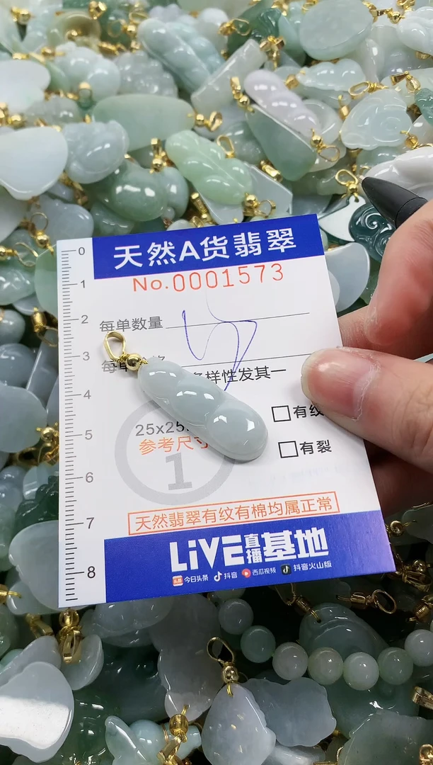 颈饰未镶嵌翡翠纯天然a货翡翠