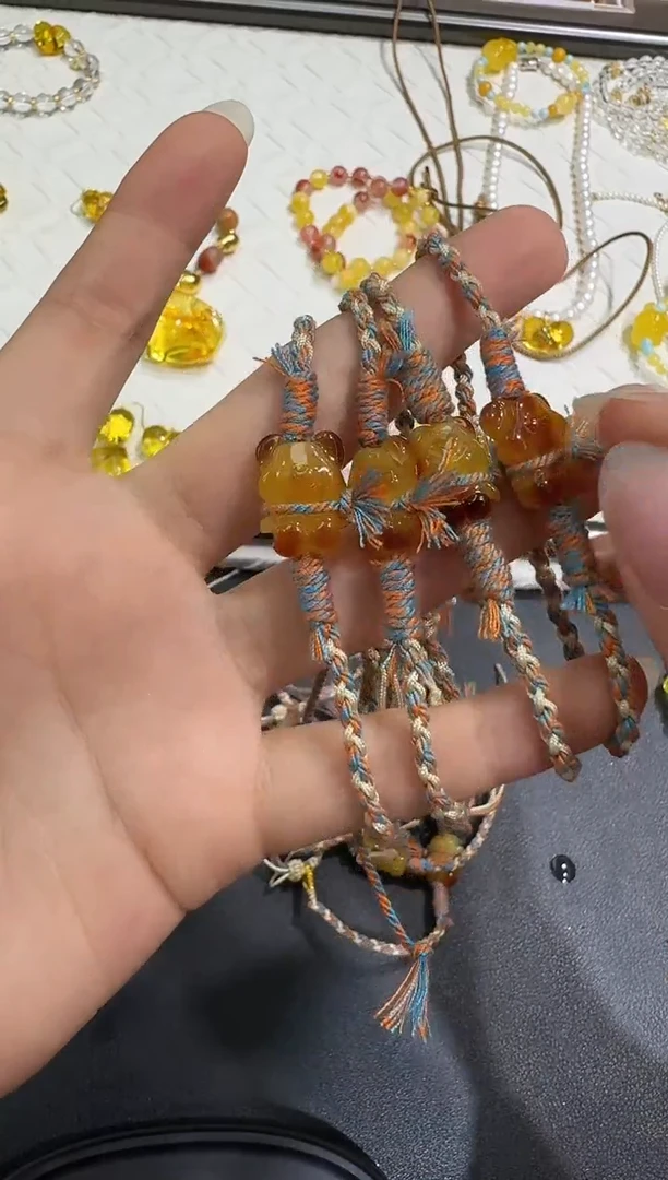 未镶嵌琥珀手绳X0625-1195-515多样性一件