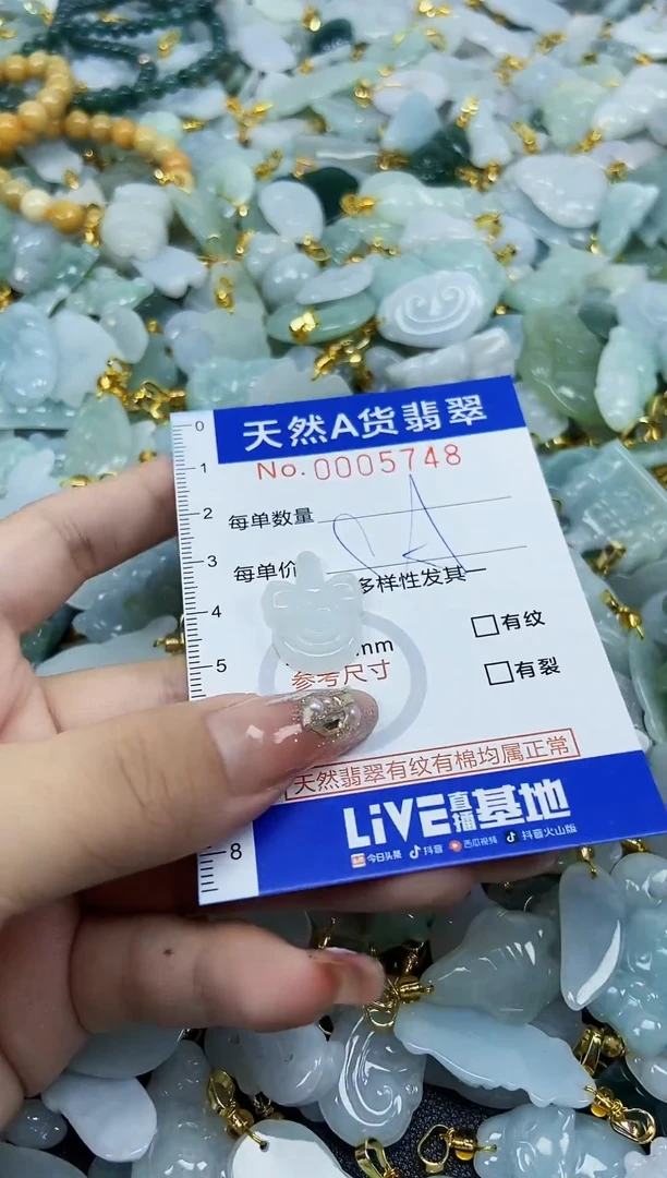 翡翠未镶嵌颈饰天然A货翡翠