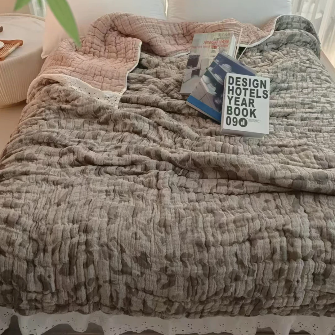 【温暖居家】美学被200x230cm-奶咖豹纹