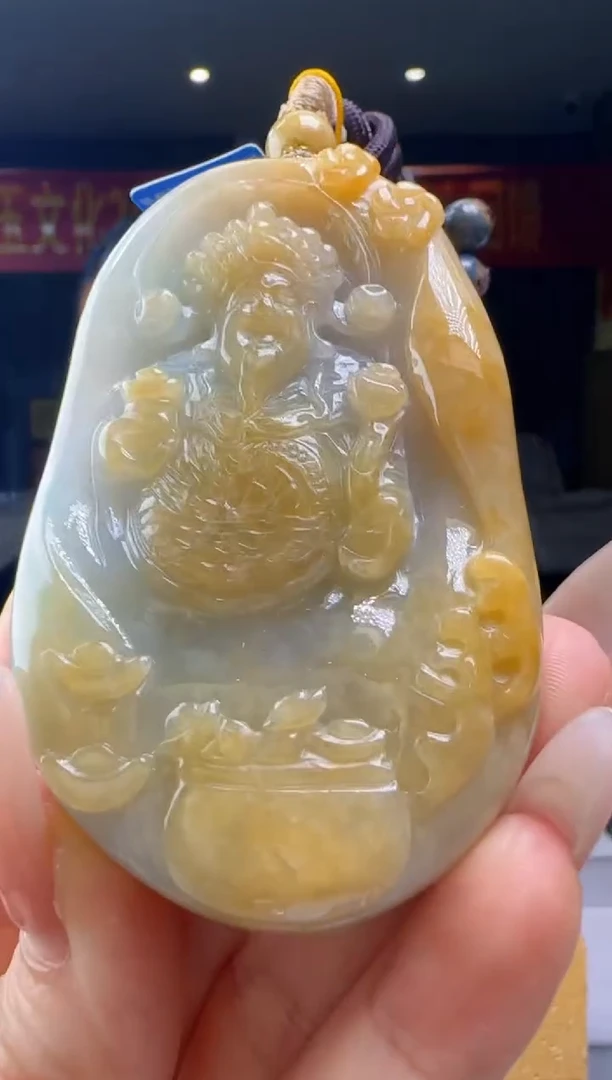 翡翠未镶嵌颈饰YJ@@960Q3J19071