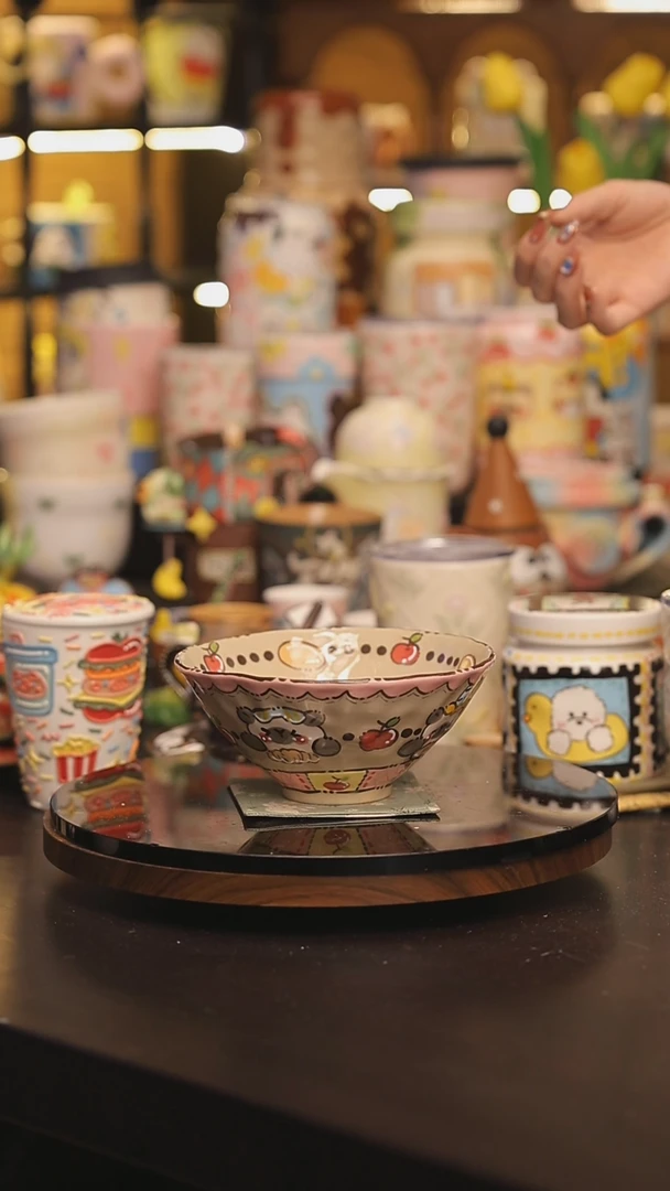 景德镇釉下彩绘设计师款式陶瓷