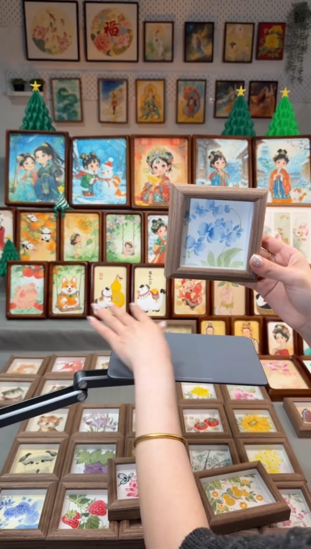 国画蝴蝶兰 手绘国画11