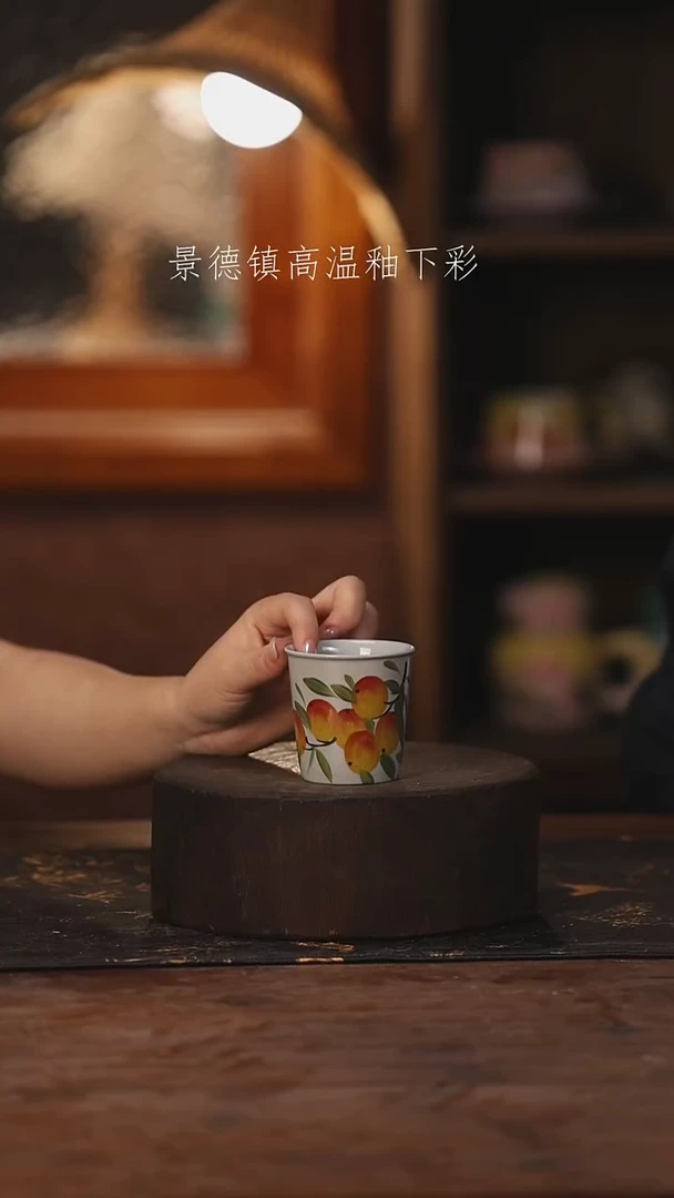 陶瓷景德镇高温釉下手绘陶瓷392