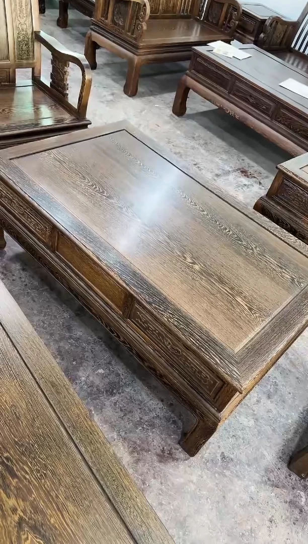 【闪购商品】鸡翅木类成套家具万字大平几