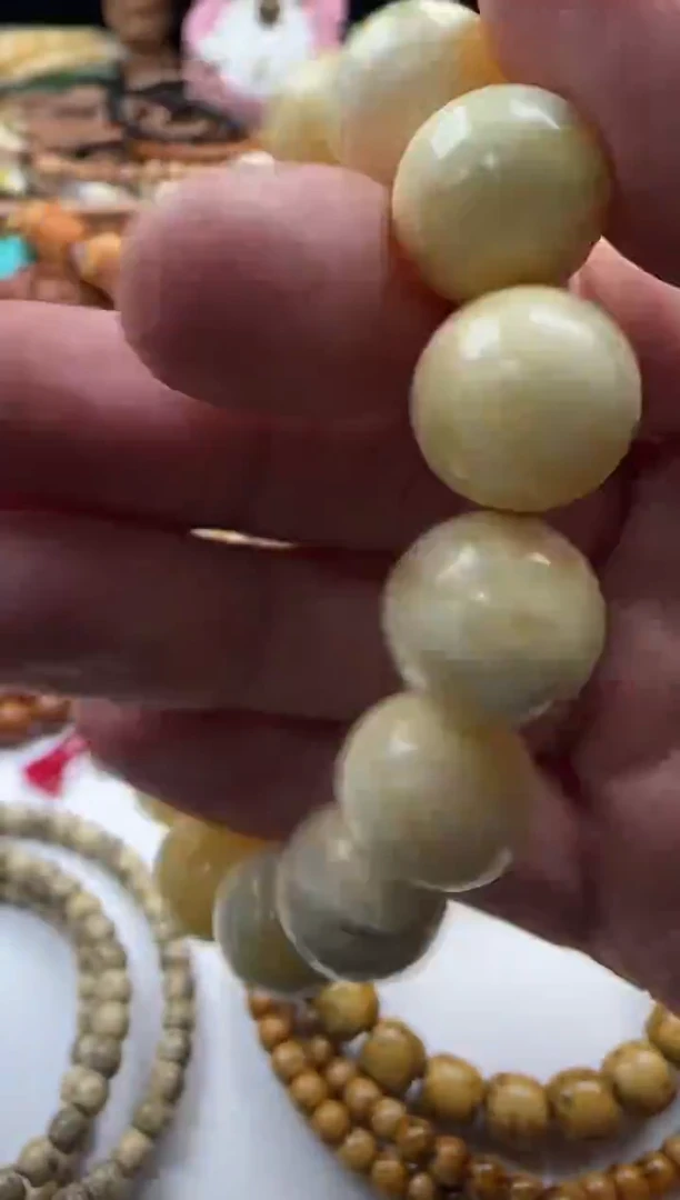 裸石蜜蜡未镶嵌原矿蜜蜡配饰手串