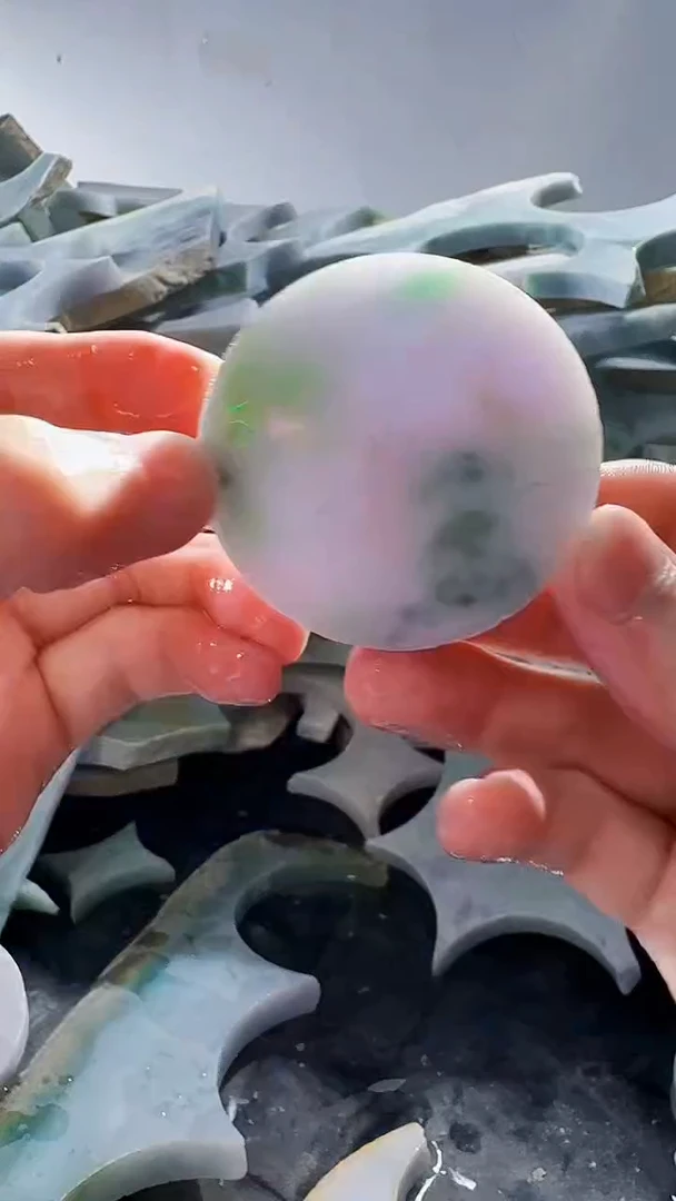 裸石翡翠缅甸翡翠A货文762