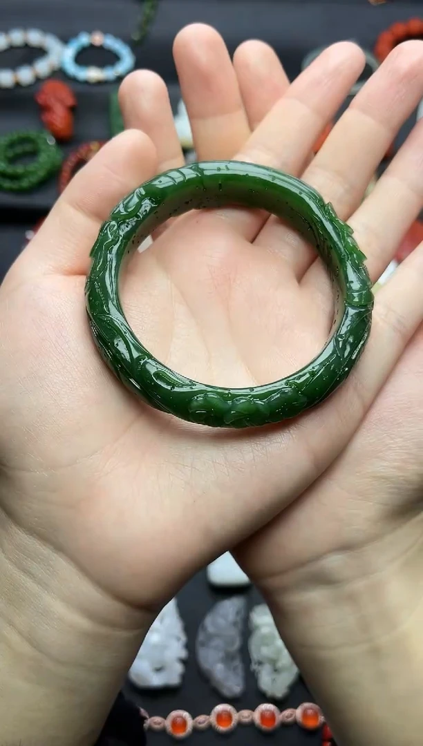 未镶嵌手镯和田玉58圈口06