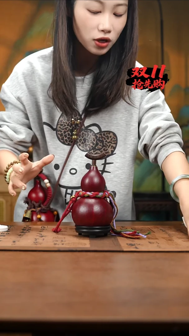 YK002大漆酒葫芦不包手串