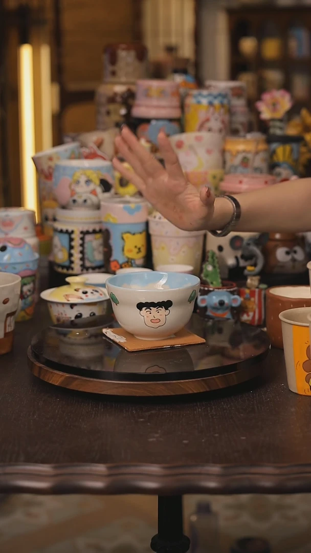 景德镇釉下彩绘设计师款式陶瓷