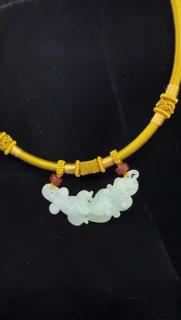 颈饰未镶嵌翡翠国风