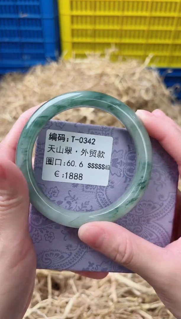 未镶嵌手镯石英质玉T-0342