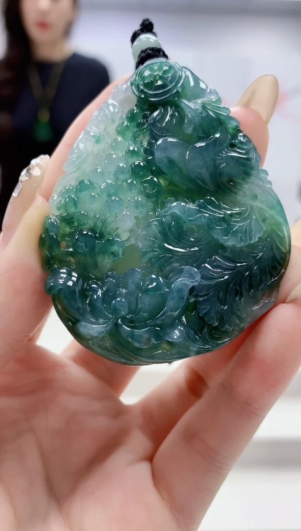 未镶嵌定制翡翠4829jw-毛货挂件91