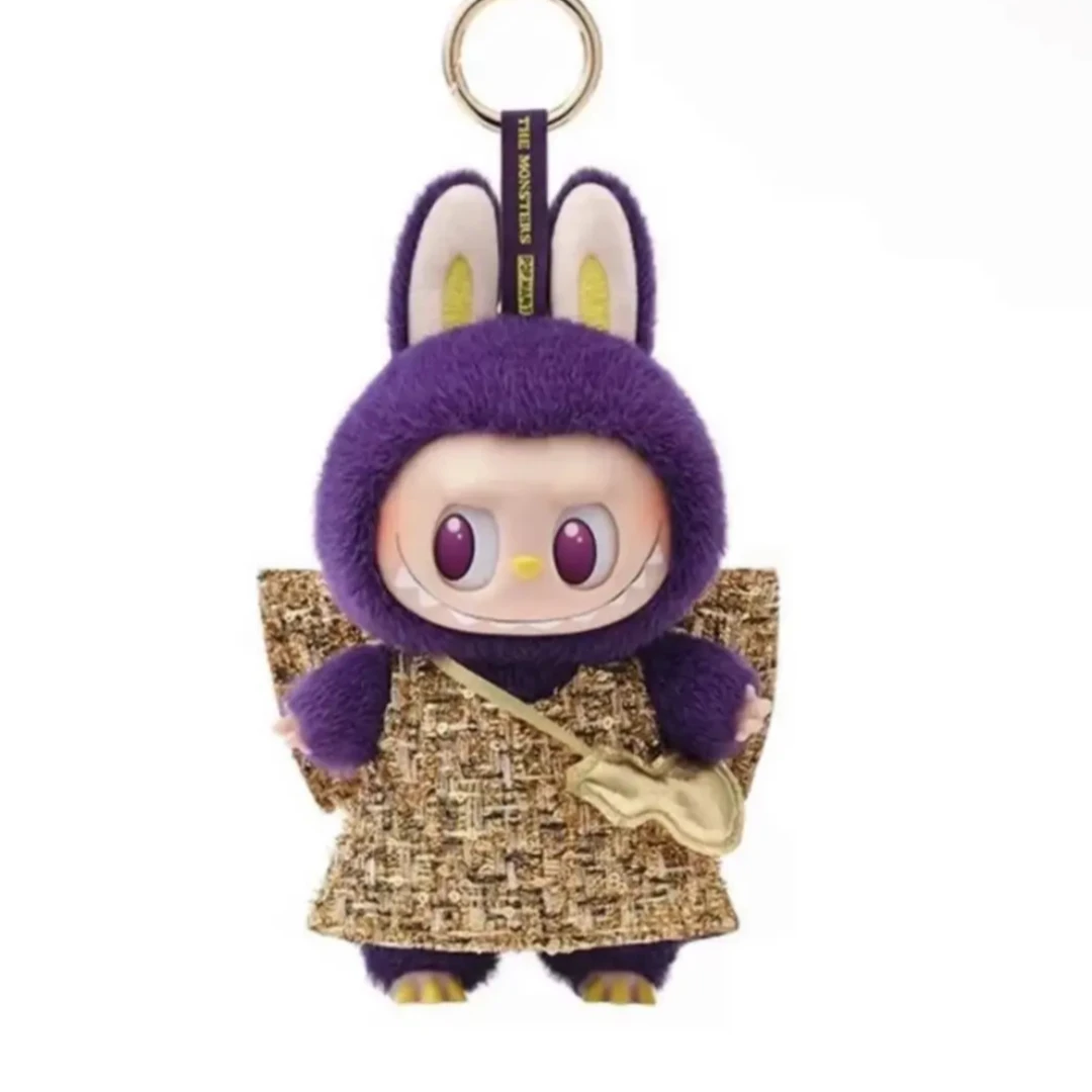 POP MART/泡泡玛特Labubu小米兰搪胶吊卡【官方正品，假一赔三】
