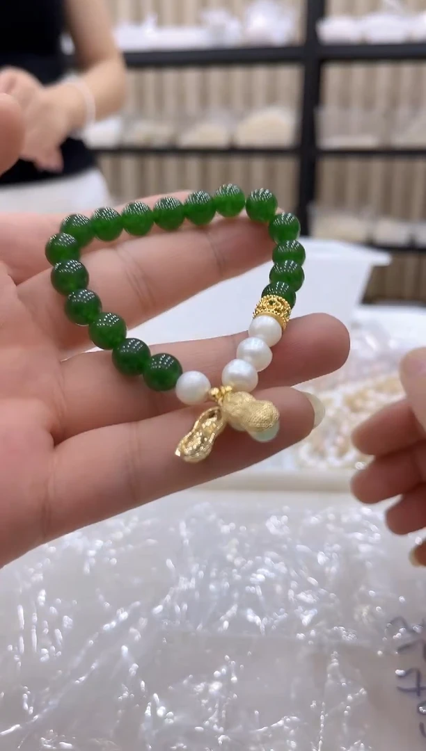 淡水珍珠银S925镶嵌颈饰SL4020