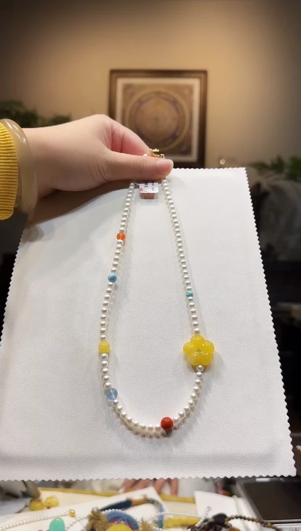 颈饰未镶嵌淡水珍珠项链