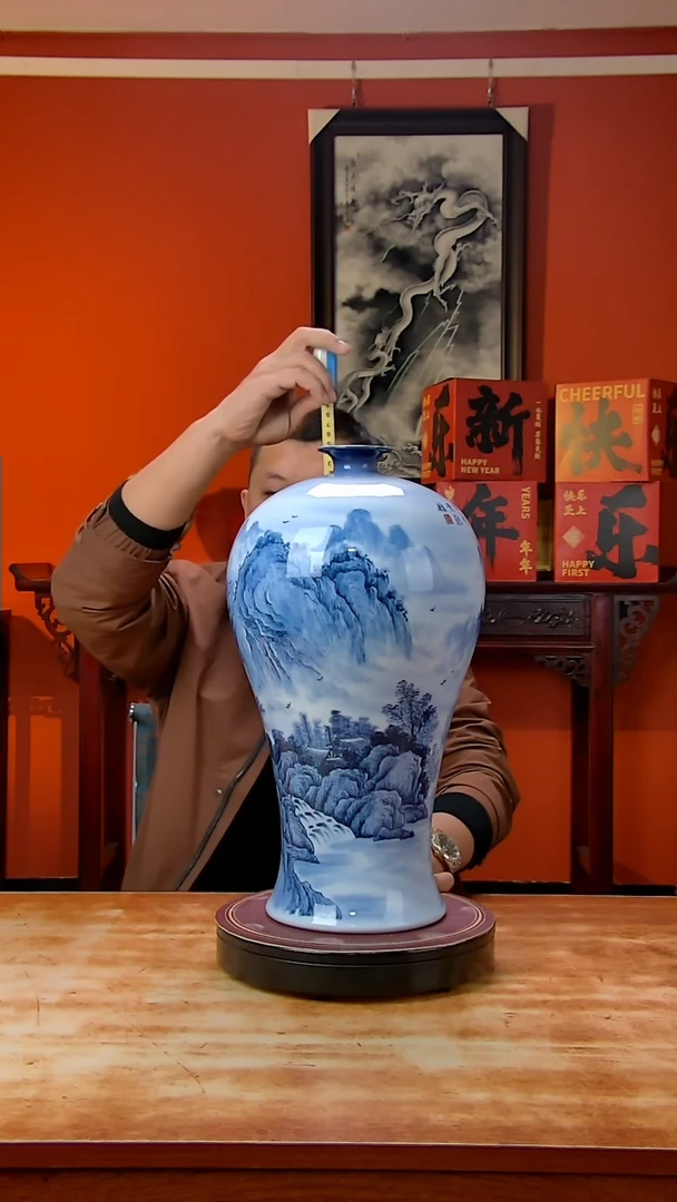 【闪购商品】摆件景德镇高端陶瓷摆件瓶1