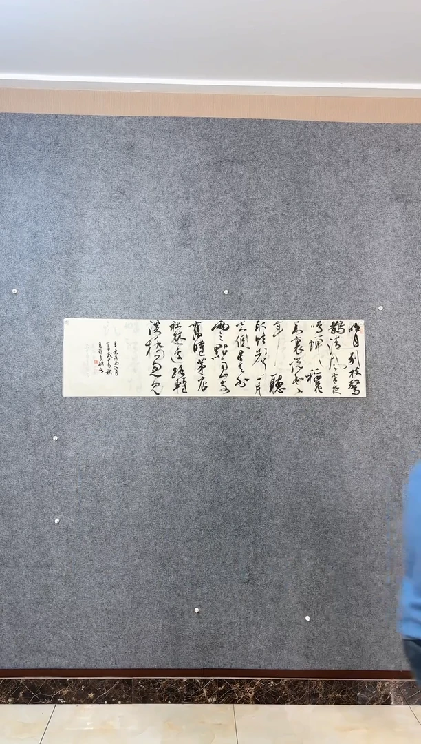 【闪购商品】书法张文敏138*34草书作品