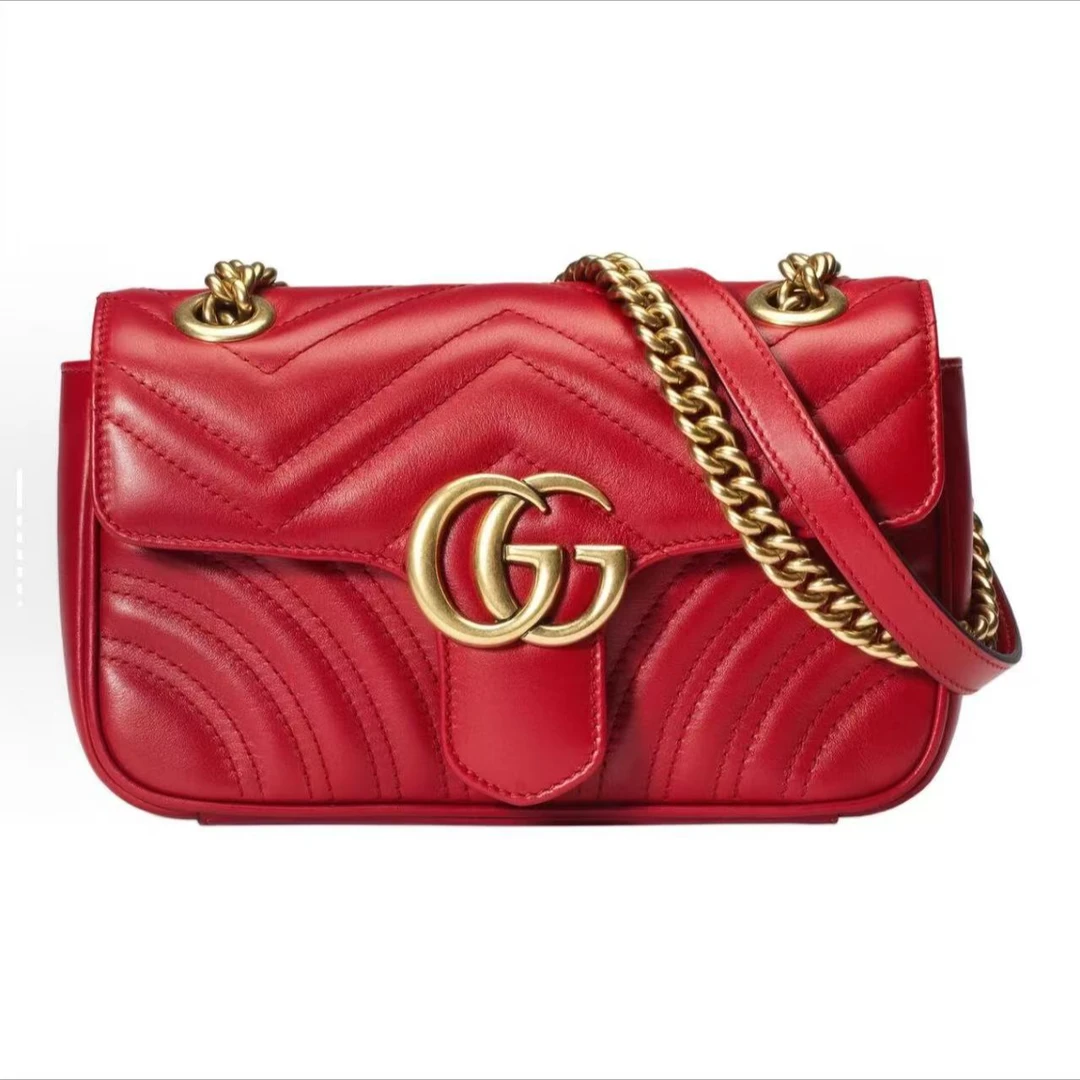 95新 GUCCI/古驰  安洁利严选链条包/0012769
