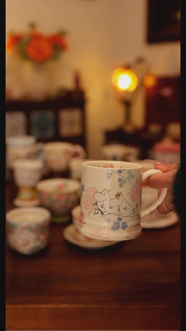 陶瓷手柄款姆明杯子