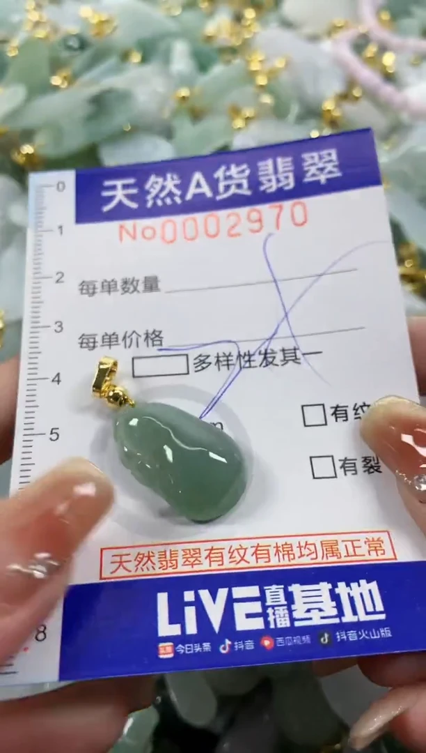 颈饰未镶嵌翡翠天然A货翡翠