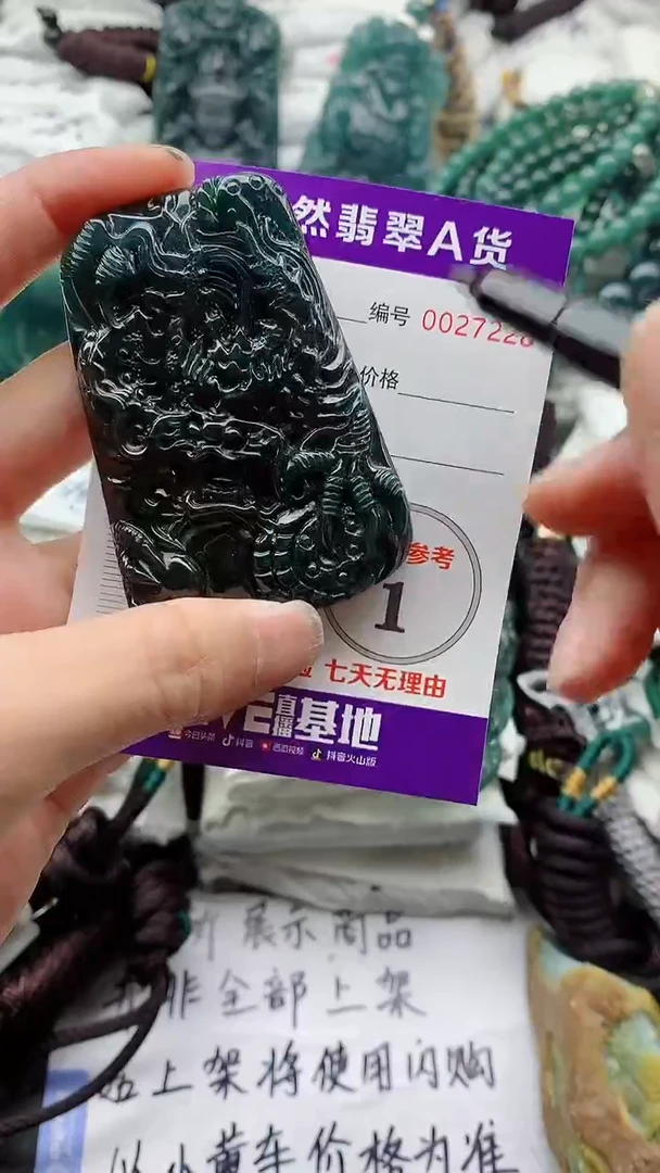 翡翠未镶嵌颈饰9