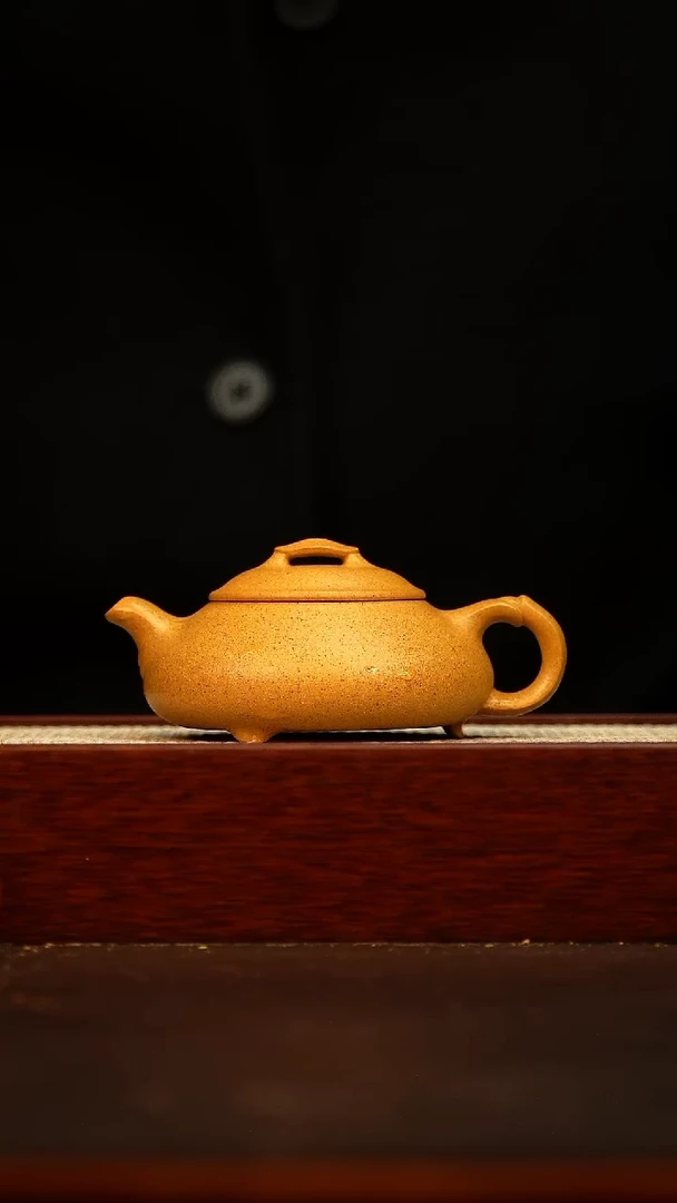 茶壶紫砂简瓢 150cc 原矿黄金段
