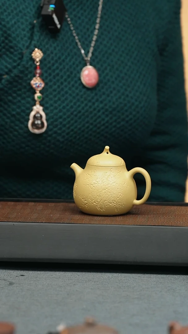 【闪购商品】紫砂茶壶五堂 小茄瓜-暗香