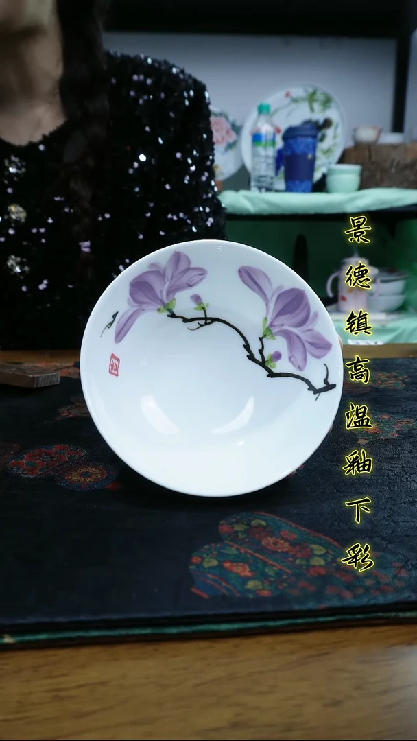 其他景德镇高温瓷新号福利-玉泥雕刻小碗