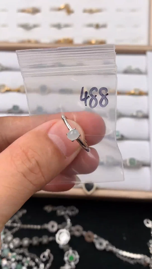 未镶嵌戒指翡翠488