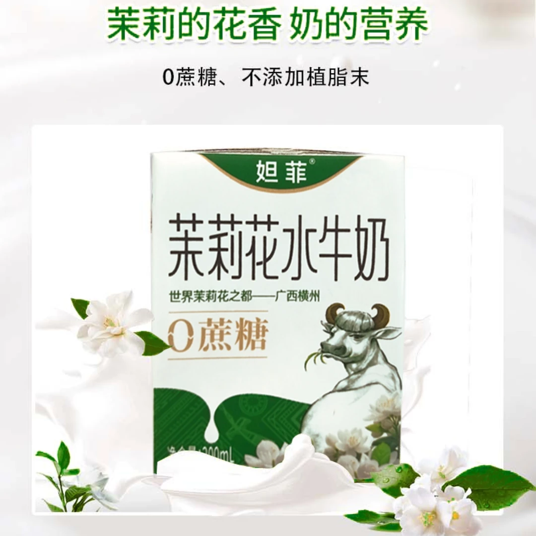 【顺丰包邮】广西横州茉莉花水牛奶新鲜上市花香牛奶营养餐早餐奶