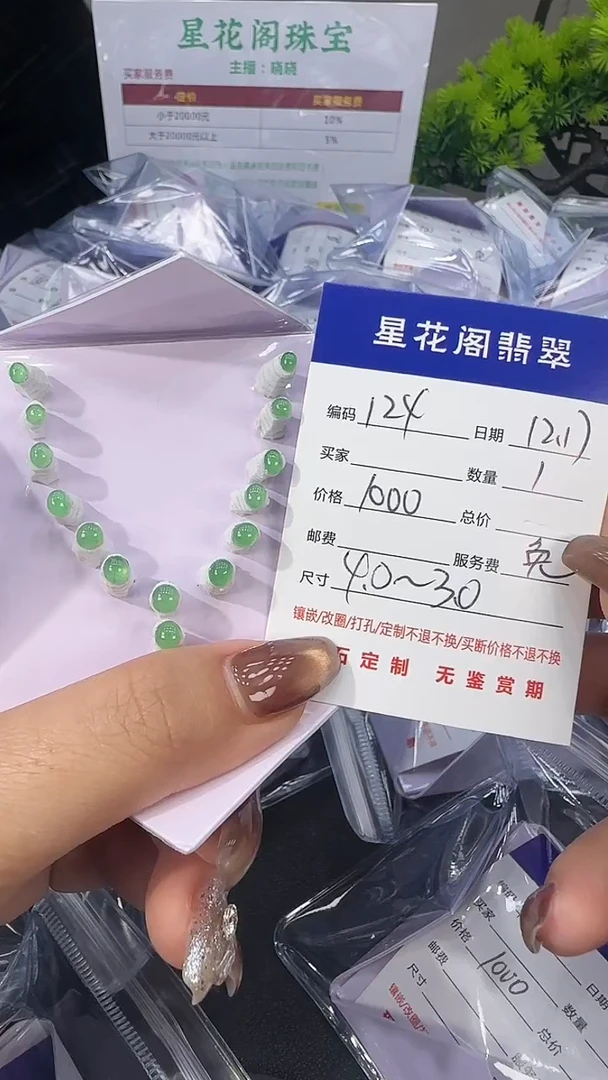 颈饰未镶嵌翡翠124