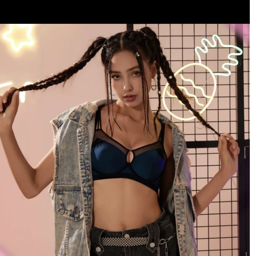 蜜桃丫3188超软弹钢圈蕾丝文胸W--ALS