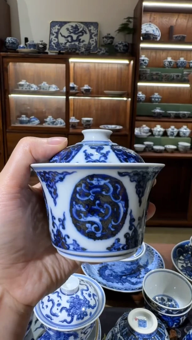 【闪购商品】善见堂 苏麻离青柴窑主人杯