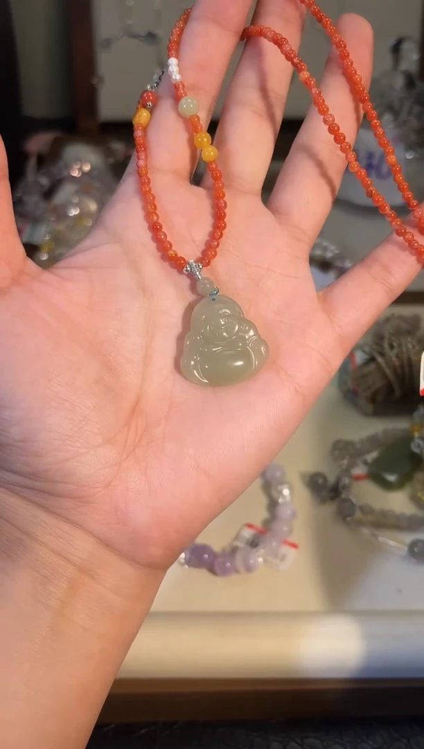 项链未镶嵌和田玉g745多样性发货一件