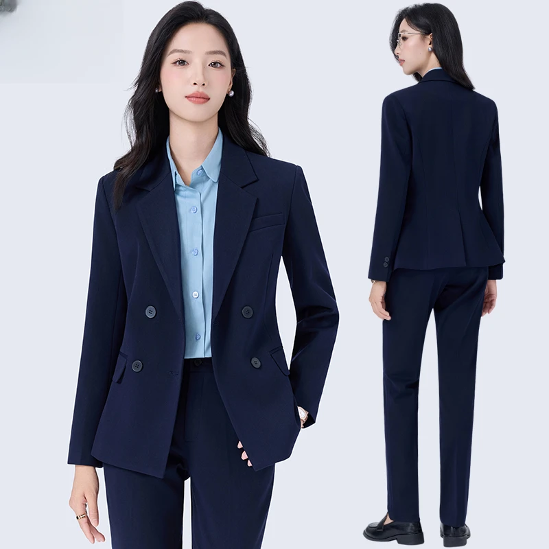 大学生面试西装套装女士高级教资公考正装职业气质职场通勤工作服
