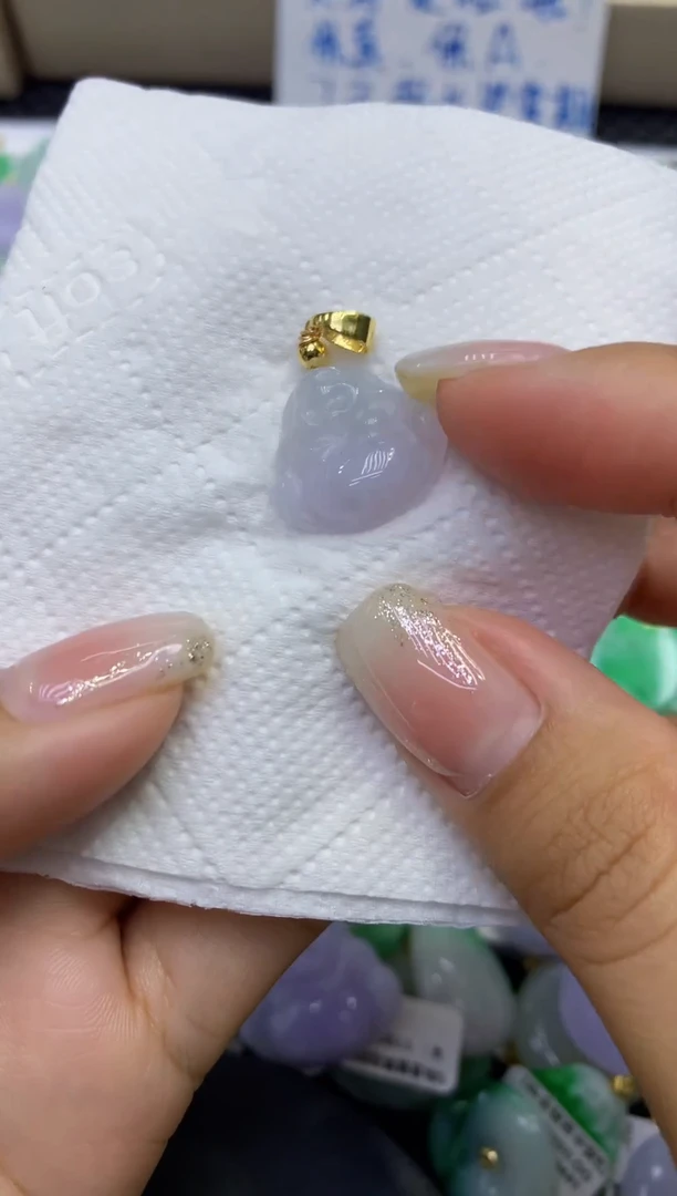 颈饰未镶嵌翡翠天然缅甸A货翡翠