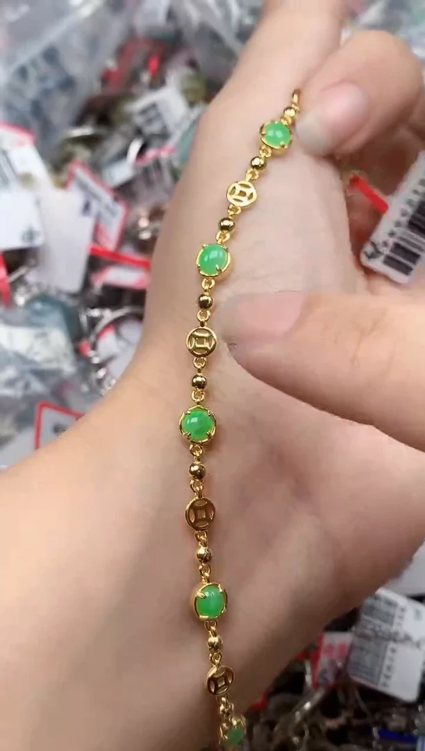 银S925镶嵌戒指翡翠天然A货缅甸翡翠
