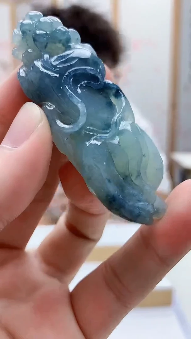 未镶嵌定制翡翠4688bb-毛货挂件14