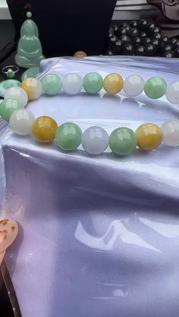 未镶嵌手串翡翠多宝手串