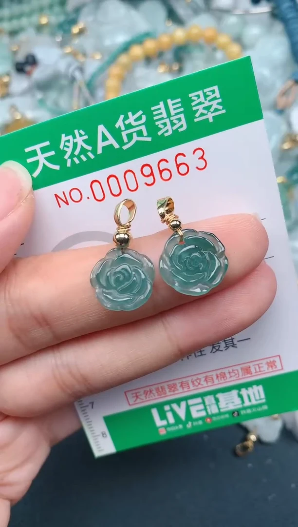 翡翠未镶嵌颈饰.0009663